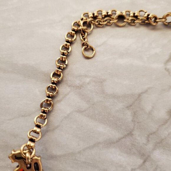 💖 J.Crew RARE HTF Antique Rhinestone Crystal Cluster Statement Necklace 💖 - Picture 10 of 16